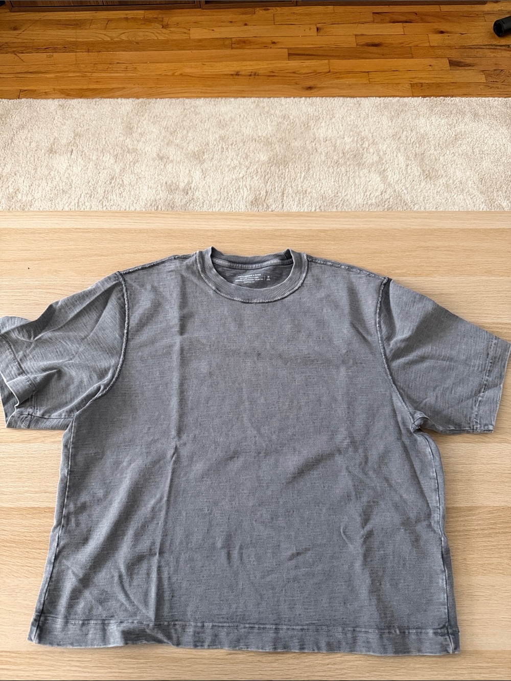 Abercrombie & fitch Premium Heavyweight slub tee (cropped fit)